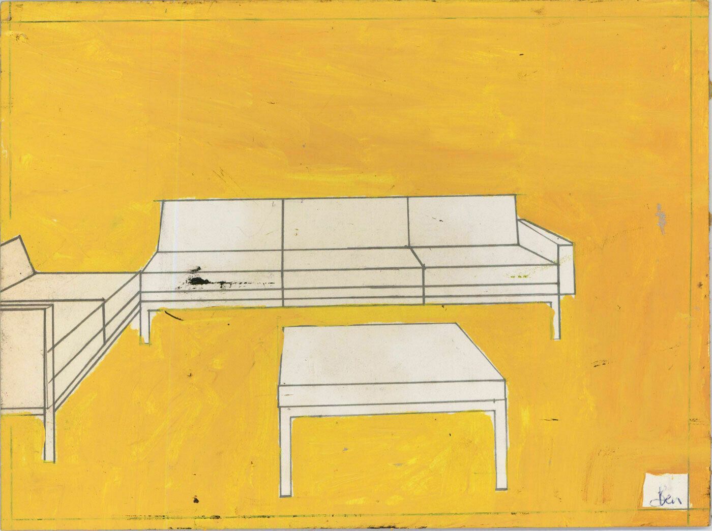 Ben Carrivick Contemporary Oil, The Living Room photo furniture