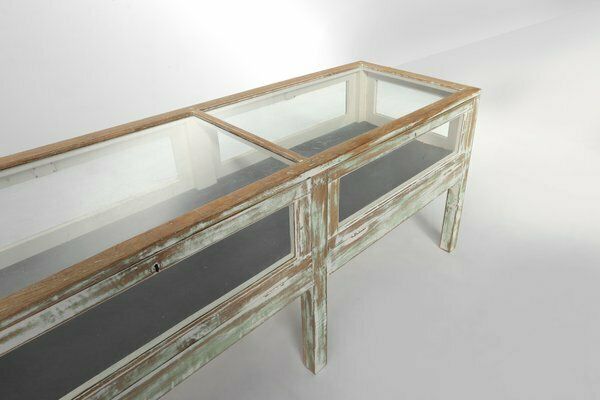 Large Antique Rustic Oak Display Case, 1890s photo buy