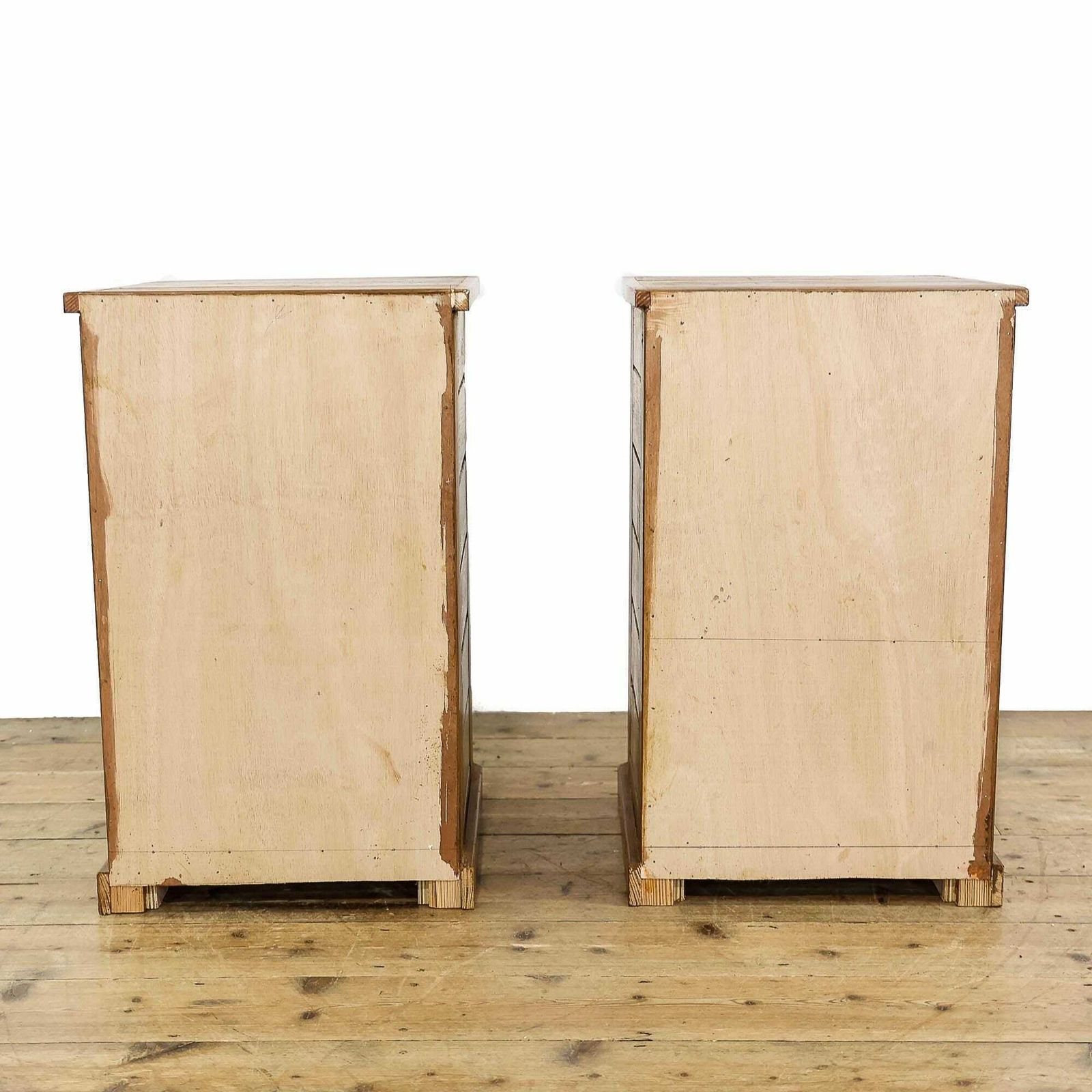 Pair Of Rustic Pine Bedside Cabinets | Bedroom Storage | Pair Of Cabinets | Pitch Pine Chest | Reclaimed Cabinets photo 495.0