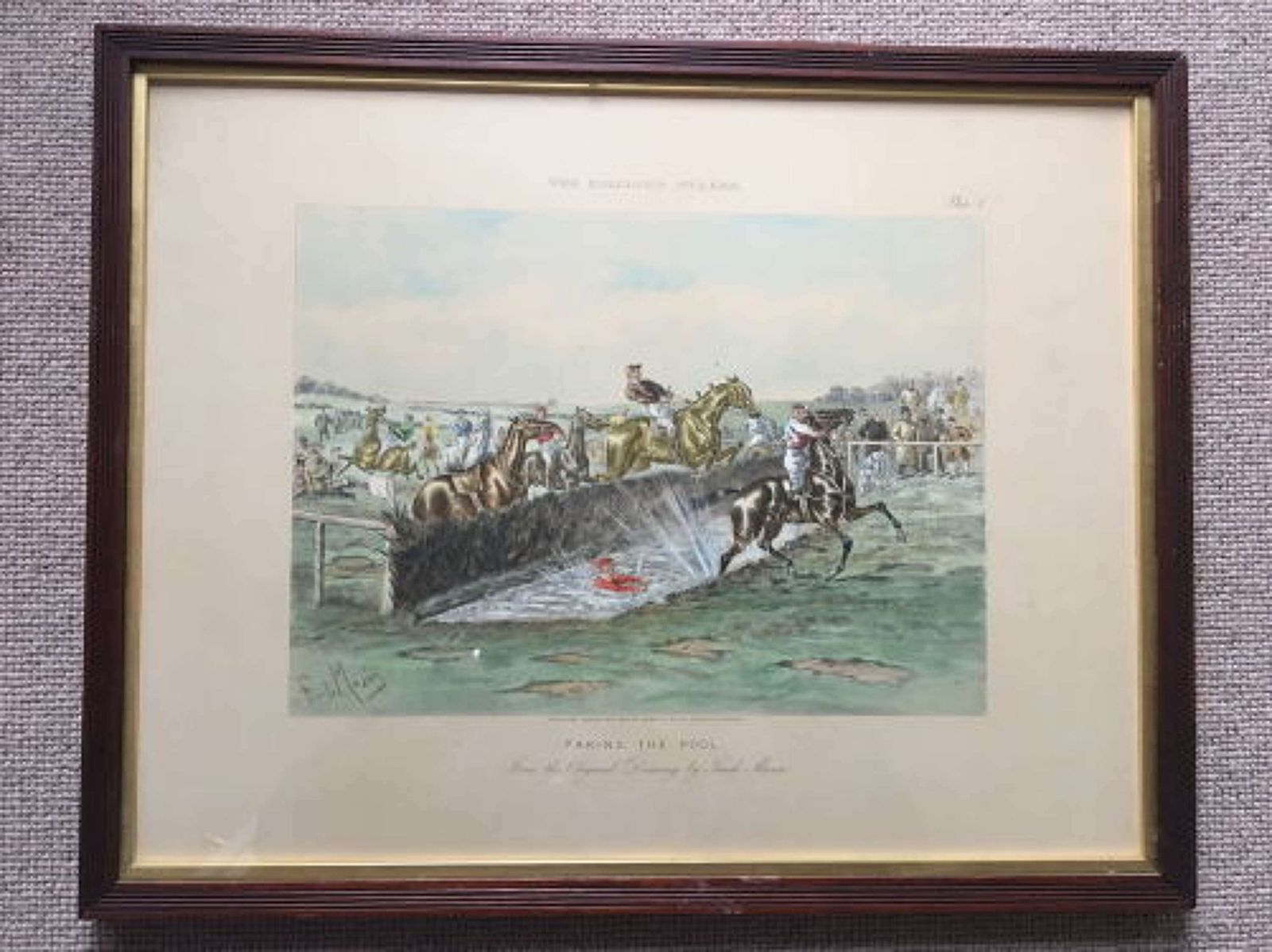 After George Finch Mason   A Set Of Four Aquatints   'The Billiard Sta photo vinterior