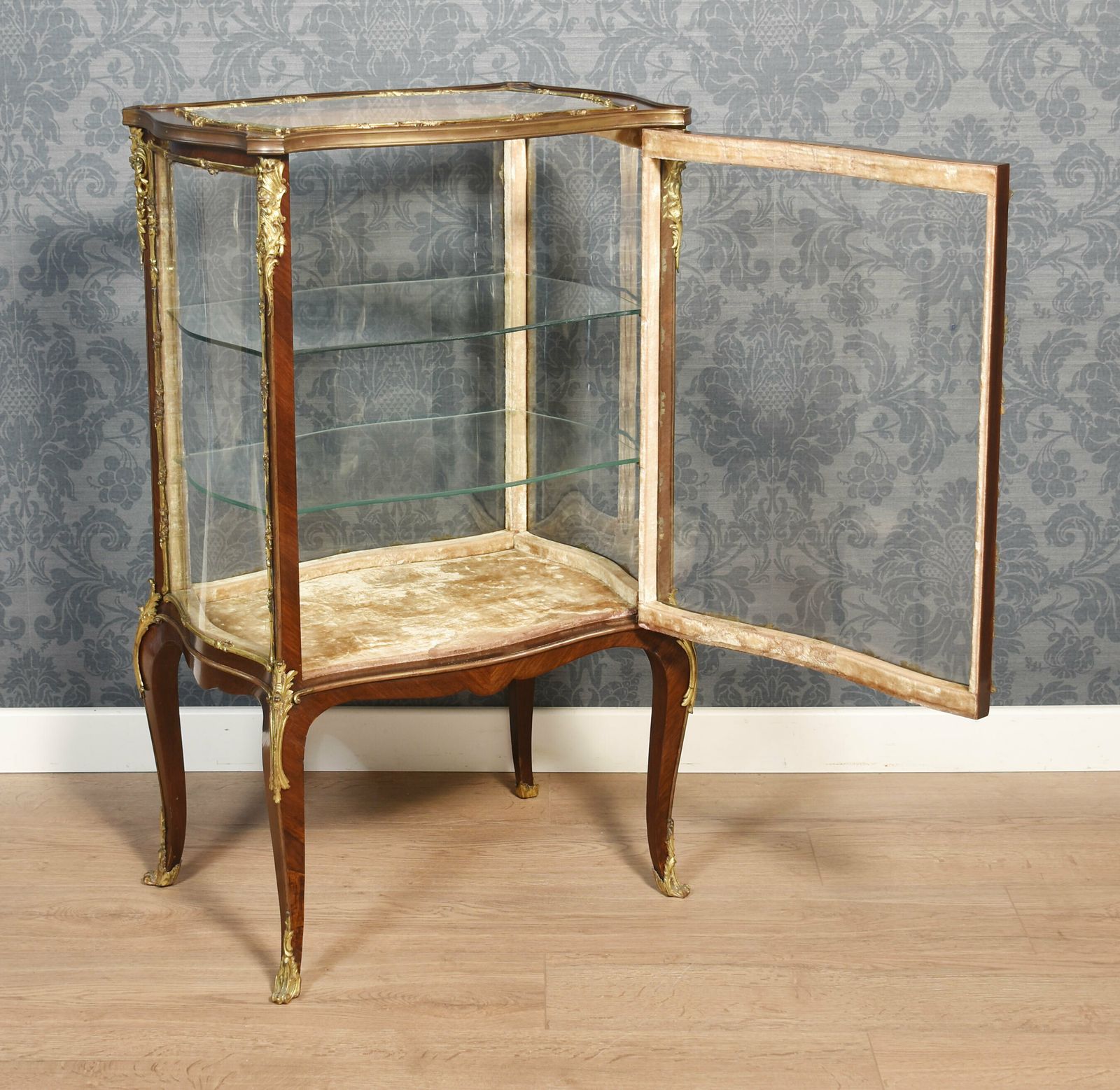 photo for sale French Walnut Bijouterie Cabinet