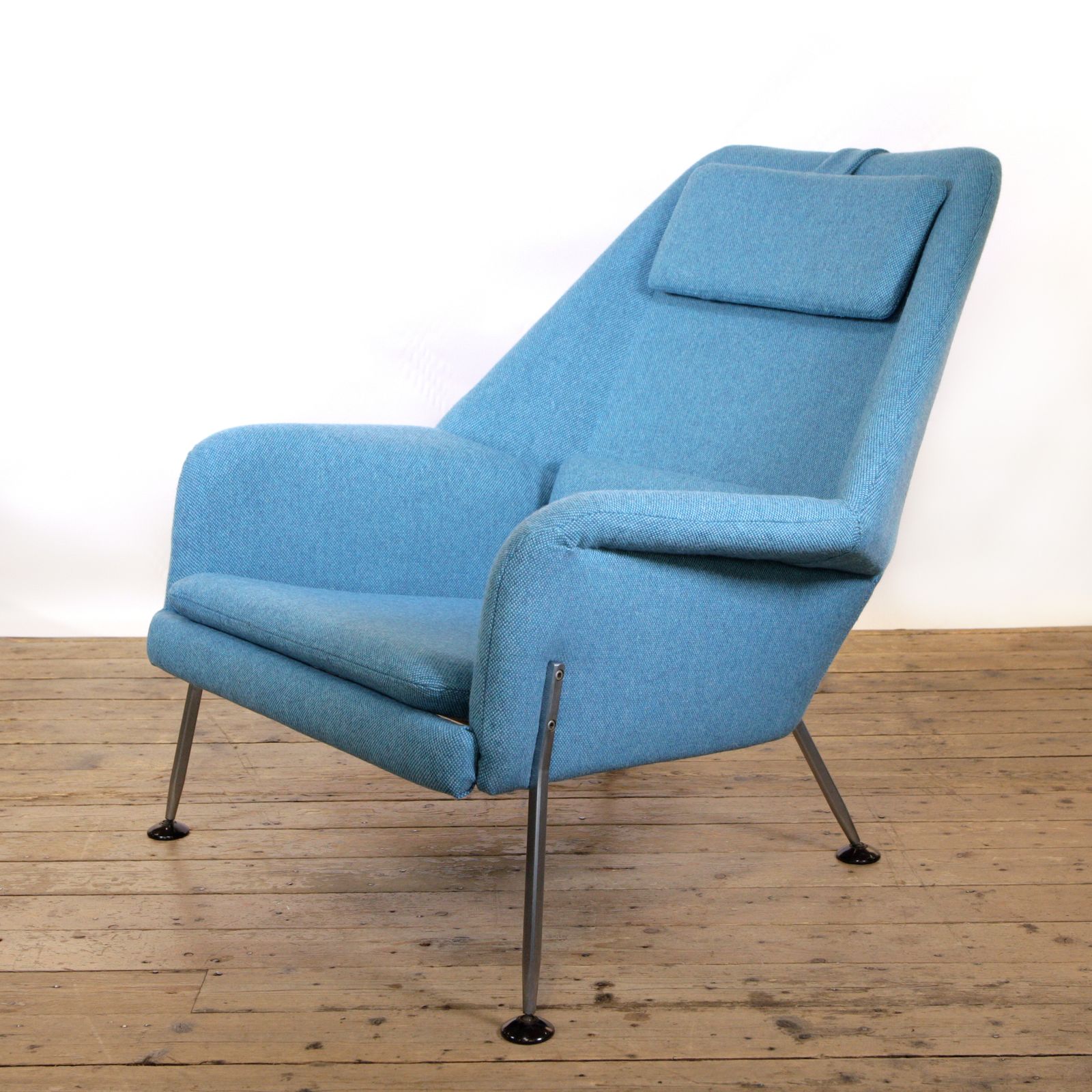 Original Ernest Race ‘Heron’ Chair, Fully Restored And Reupholstered In Bute Fabric photo buy