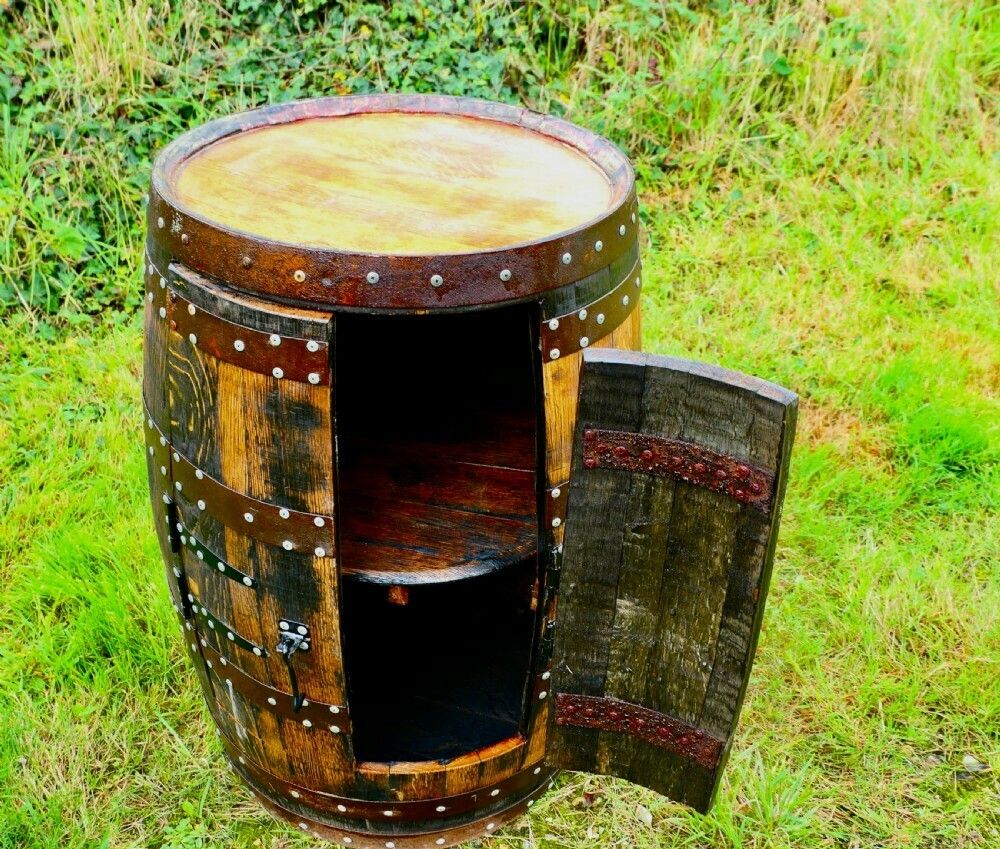 An Amazing Piece Made From A Scottish Oak Whiskey Barrel photo vintage