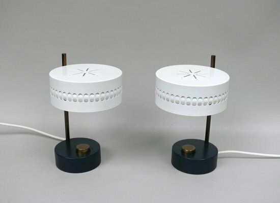 Bedside Table Lamps For Mategot, 1950s, France, Set Of 2 photo vinterior