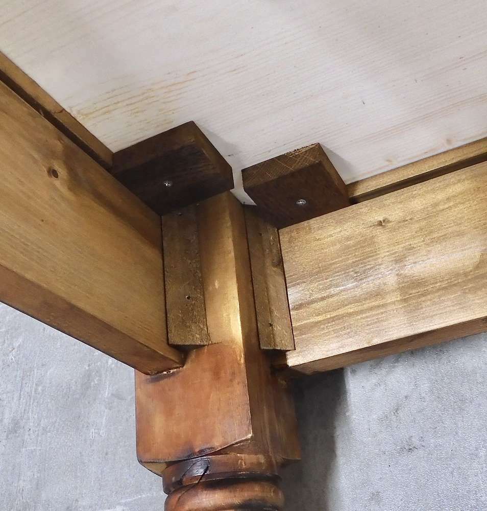 Pine Farmhouse  Kitchen Dining Table   Seats 8 photo furniture