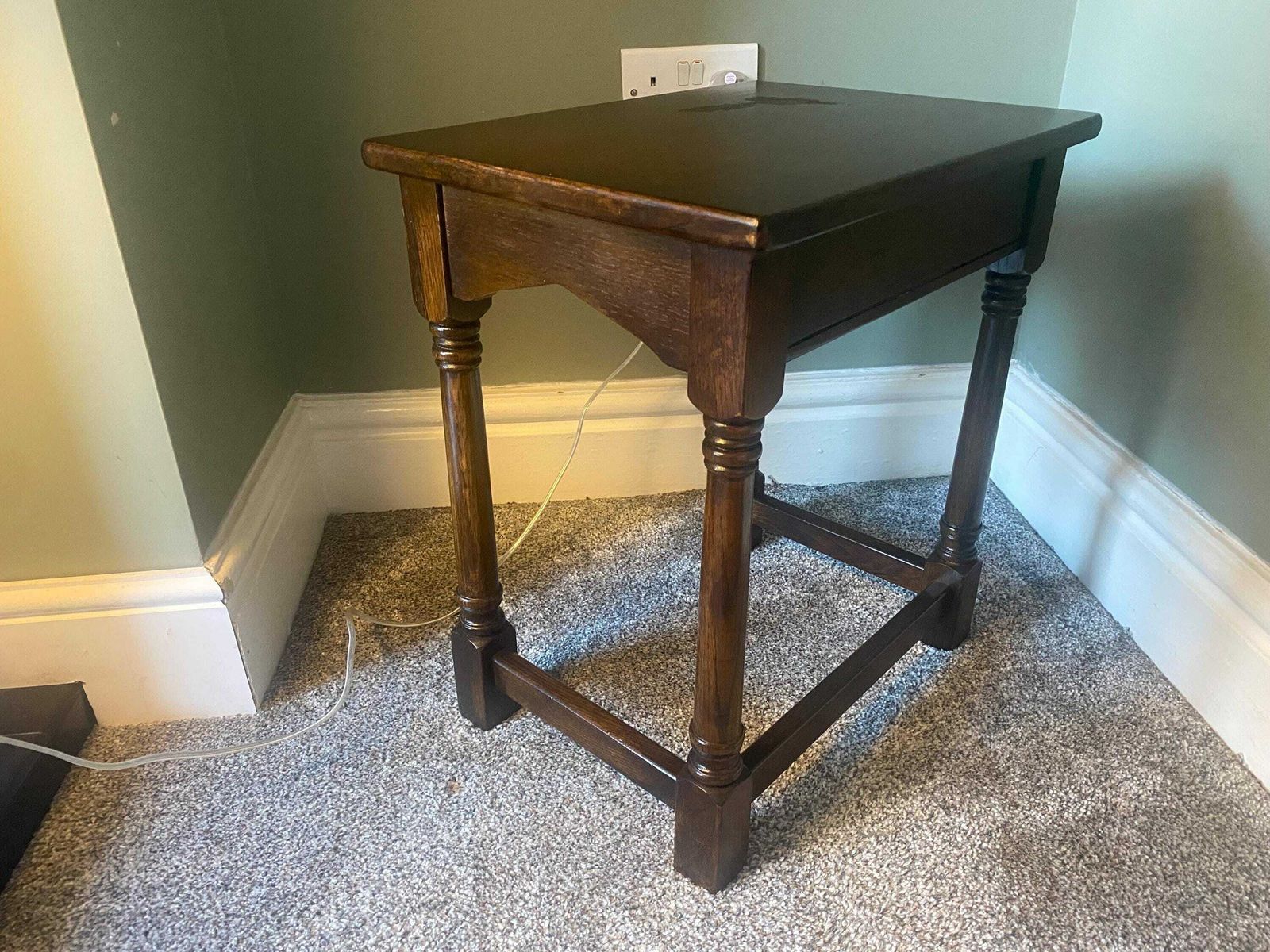 Antique Vintage Plant Stand, Side Table, Coffee Table, Occasional Table photo Furniture