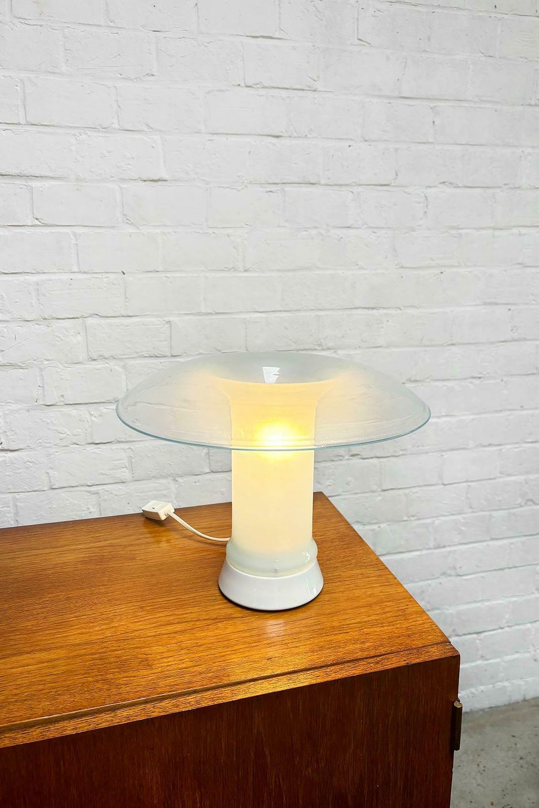 Murano Glass Table Lamp By F.Fabian , Italy, 1960s photo Lighting