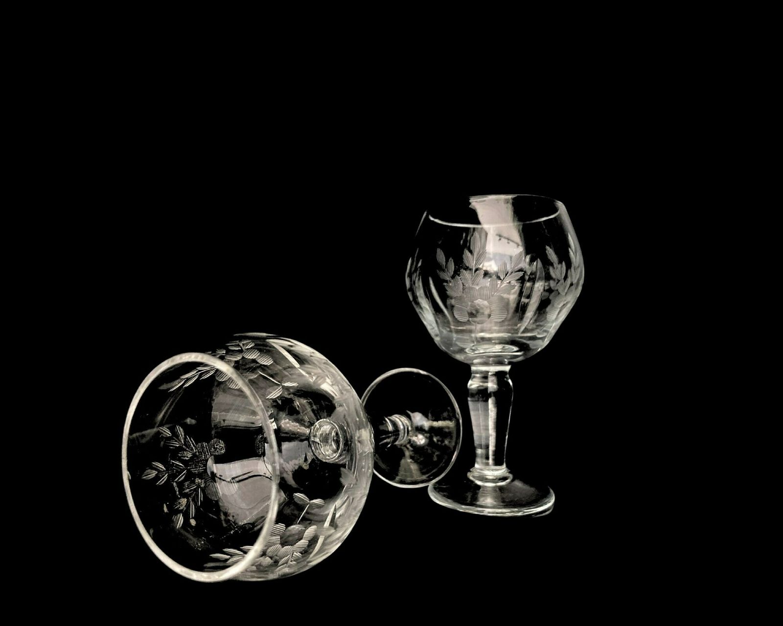 Kristallen Franse Cordiaalglazen | 6 Stuks Gegraveerd | Cadeau Voor Haar photo Woonaccessoires