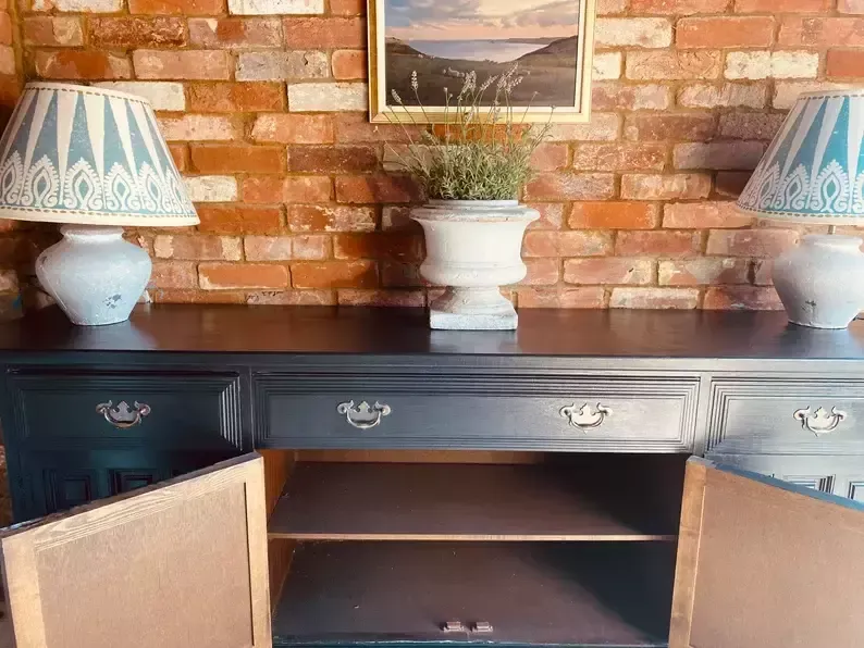 Black Spanish Sideboard photo for sale