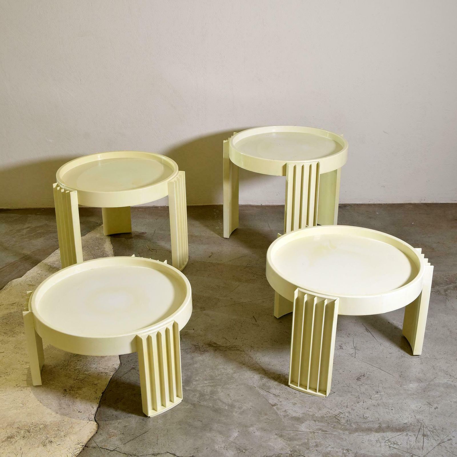Gianfranco Frattini For Cassina Set Of Four Coffee Table Late 60s. photo Furniture