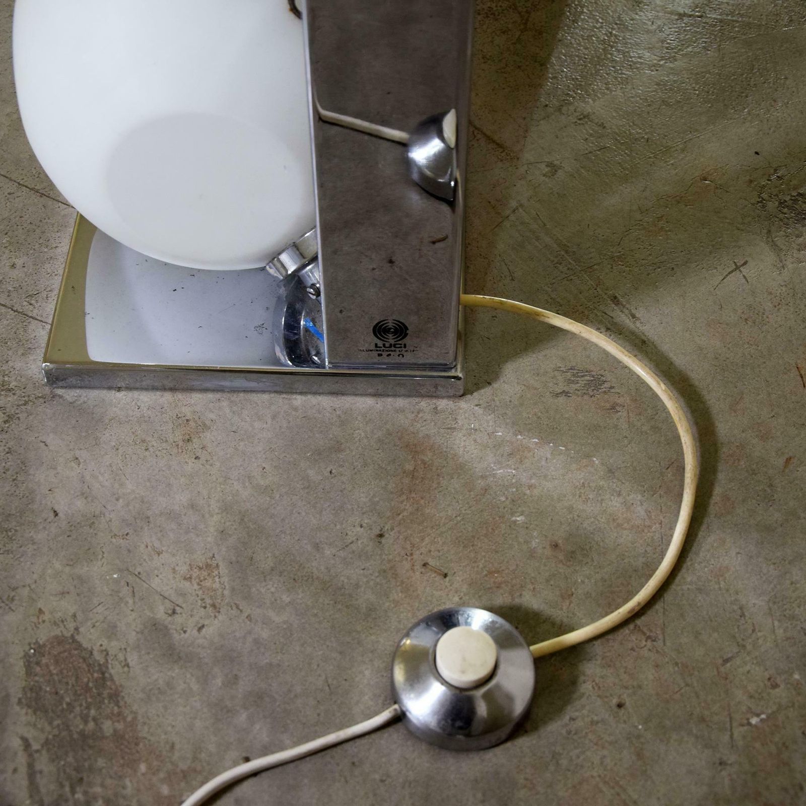 photo buy Set Of Two Italian Floor Lamps Space Age By Luci Mod. 440