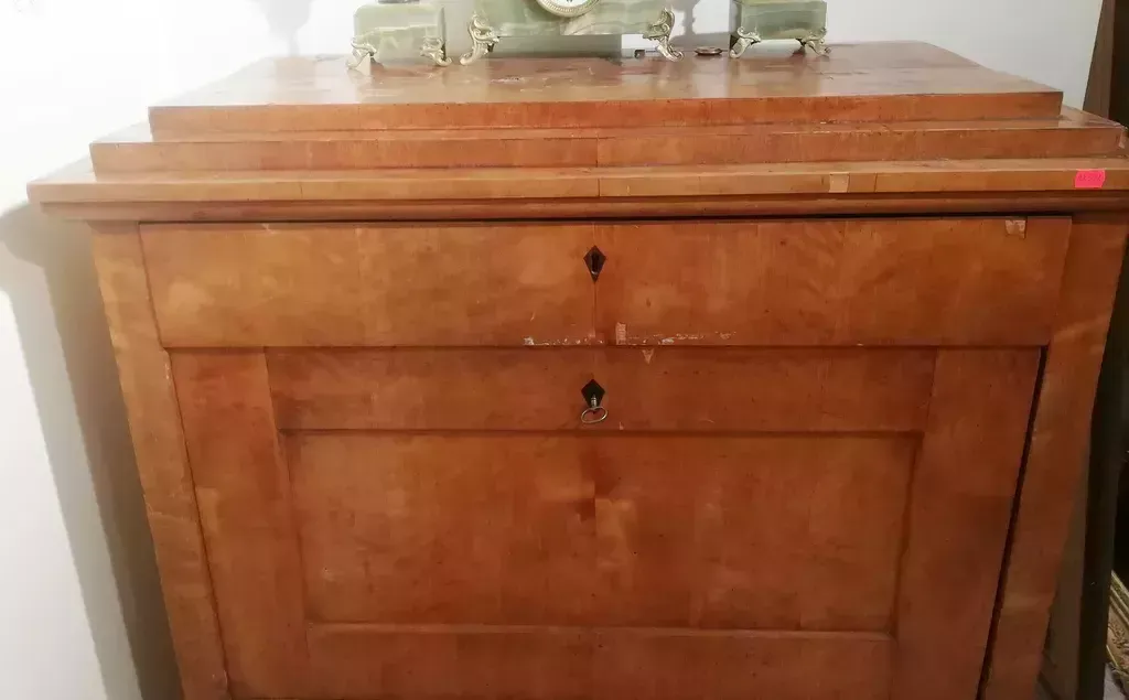 Biedermeier Style Secretary, 1800s photo vinterior