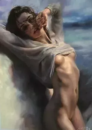 Kirillova Julia, Nude Pastel Painting, 21st Century. photo for sale