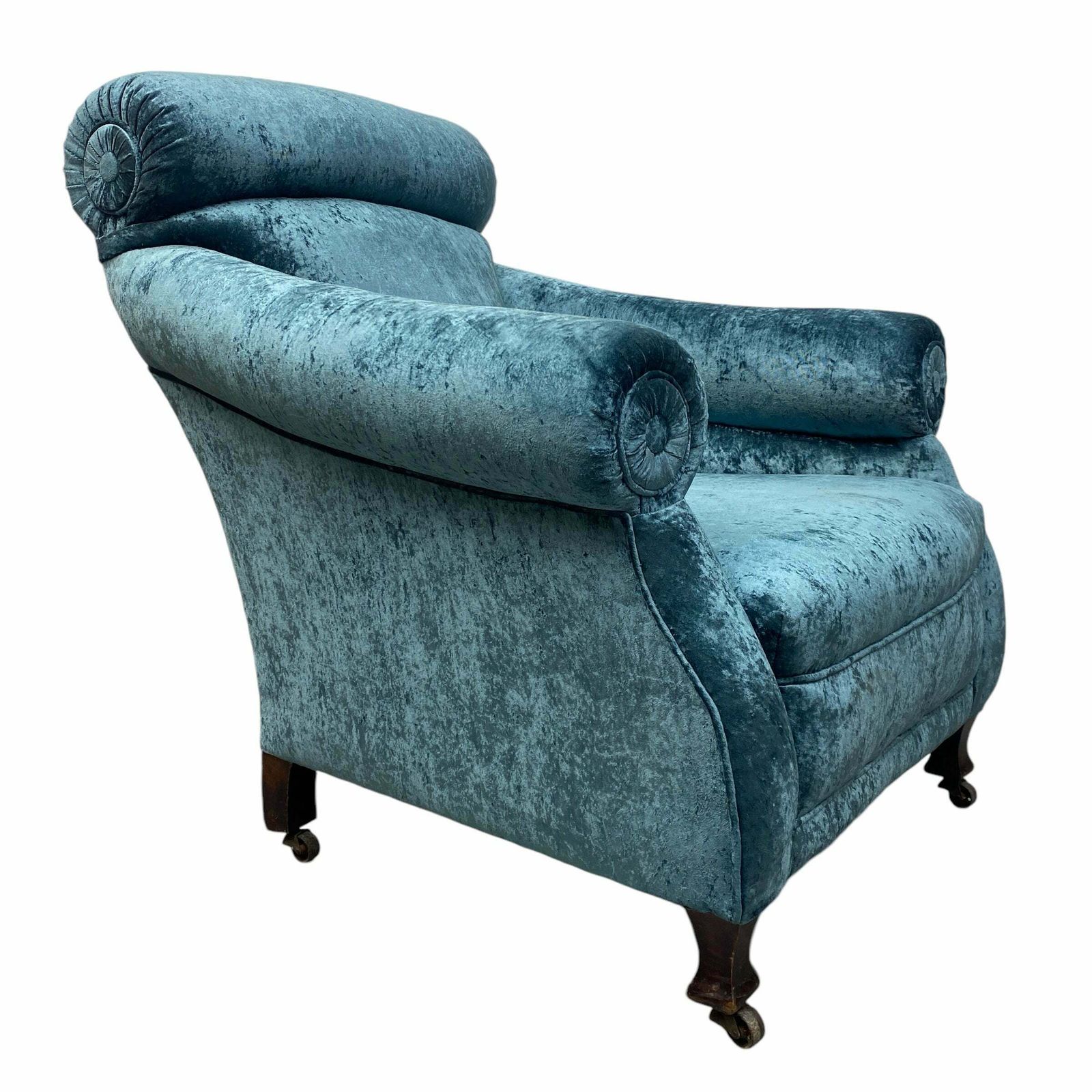 1850.0 Lounge Chair Blue Velvet Victorian Country House photo