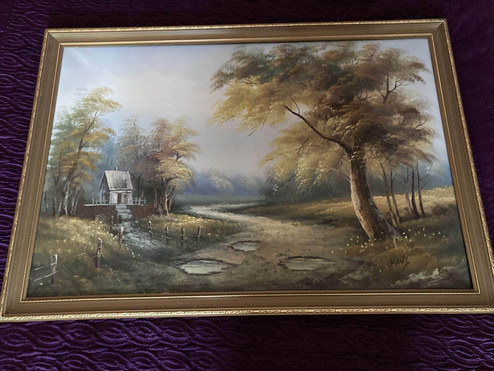 Original Landscape Oil Painting By Kanz