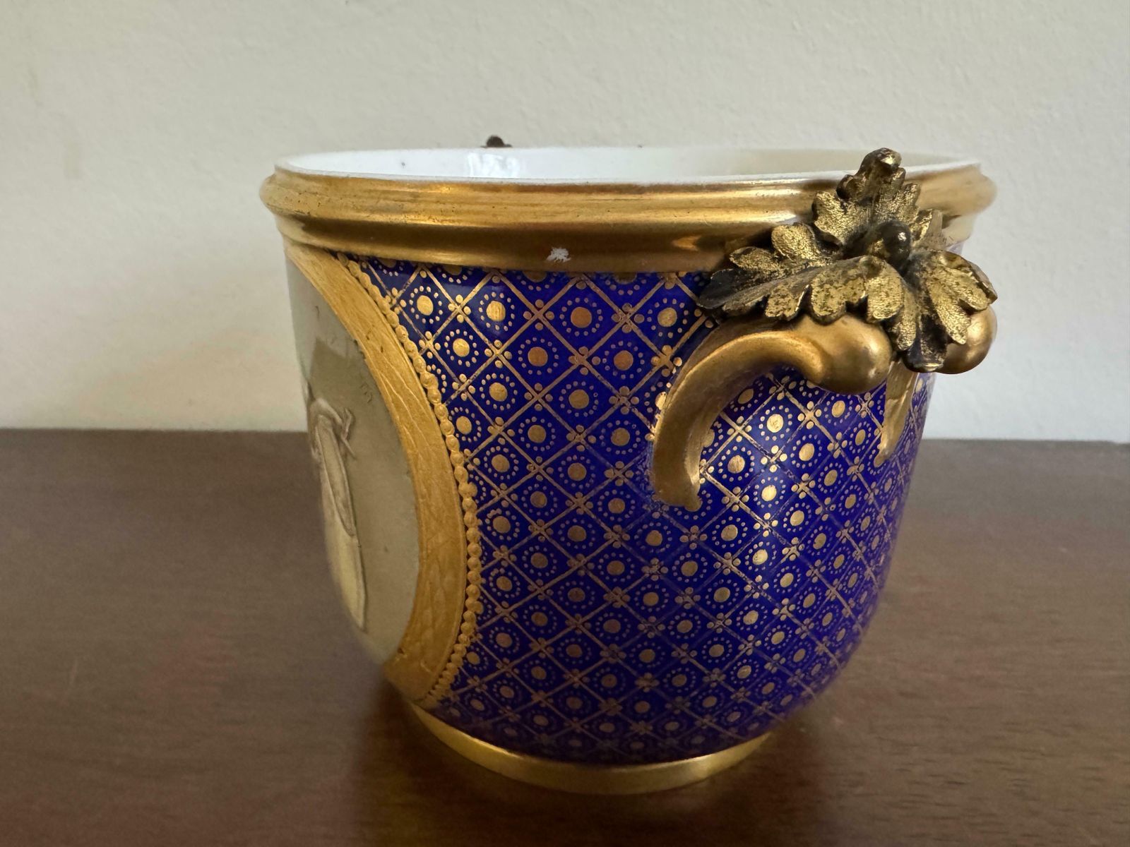 18th Century Sèvres Style Porcelain Bottle Cooler (Seaux A Bouteille) photo 2500.0