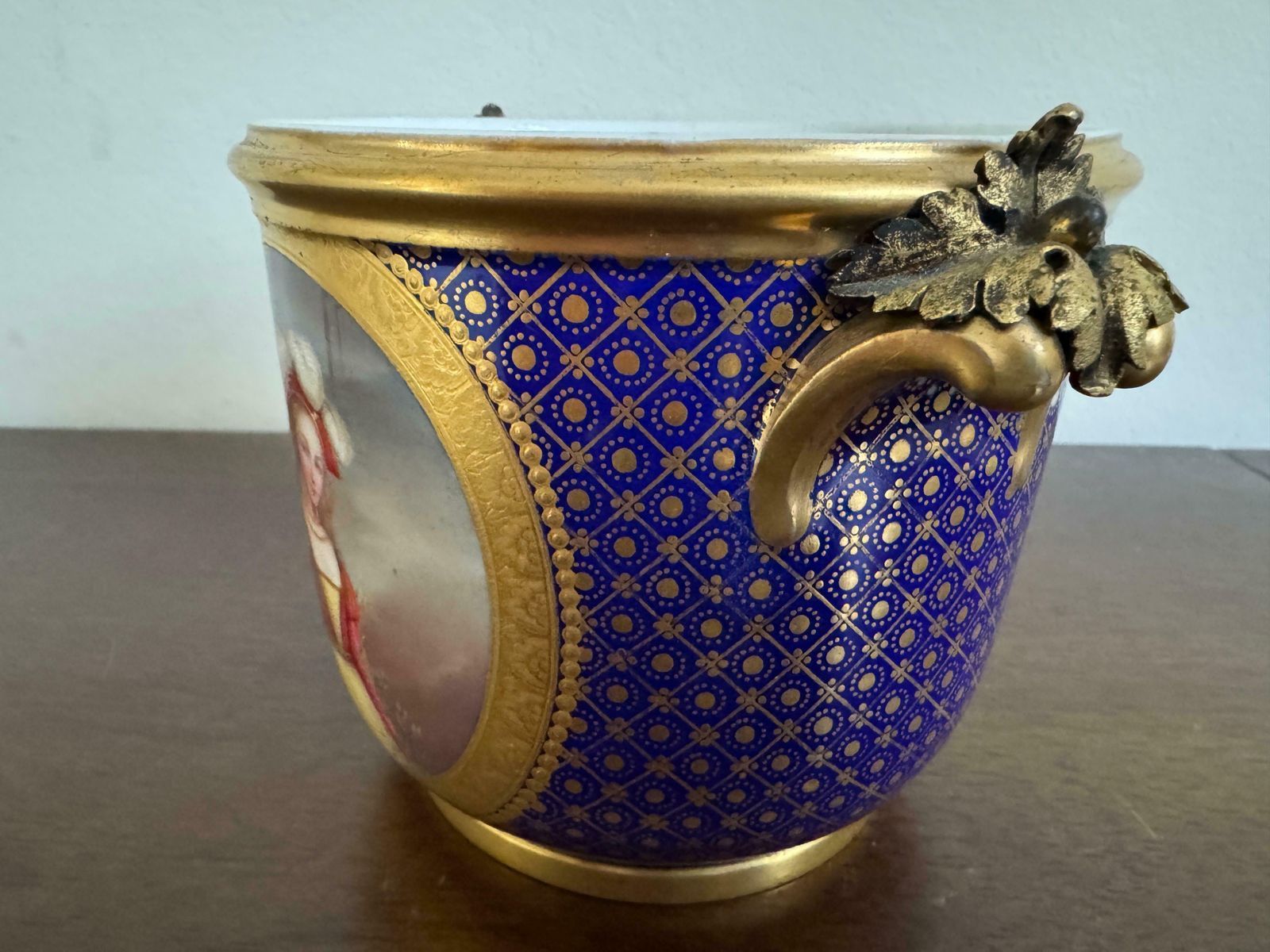 Home Decor 18th Century Sèvres Style Porcelain Bottle Cooler (Seaux A Bouteille) photo
