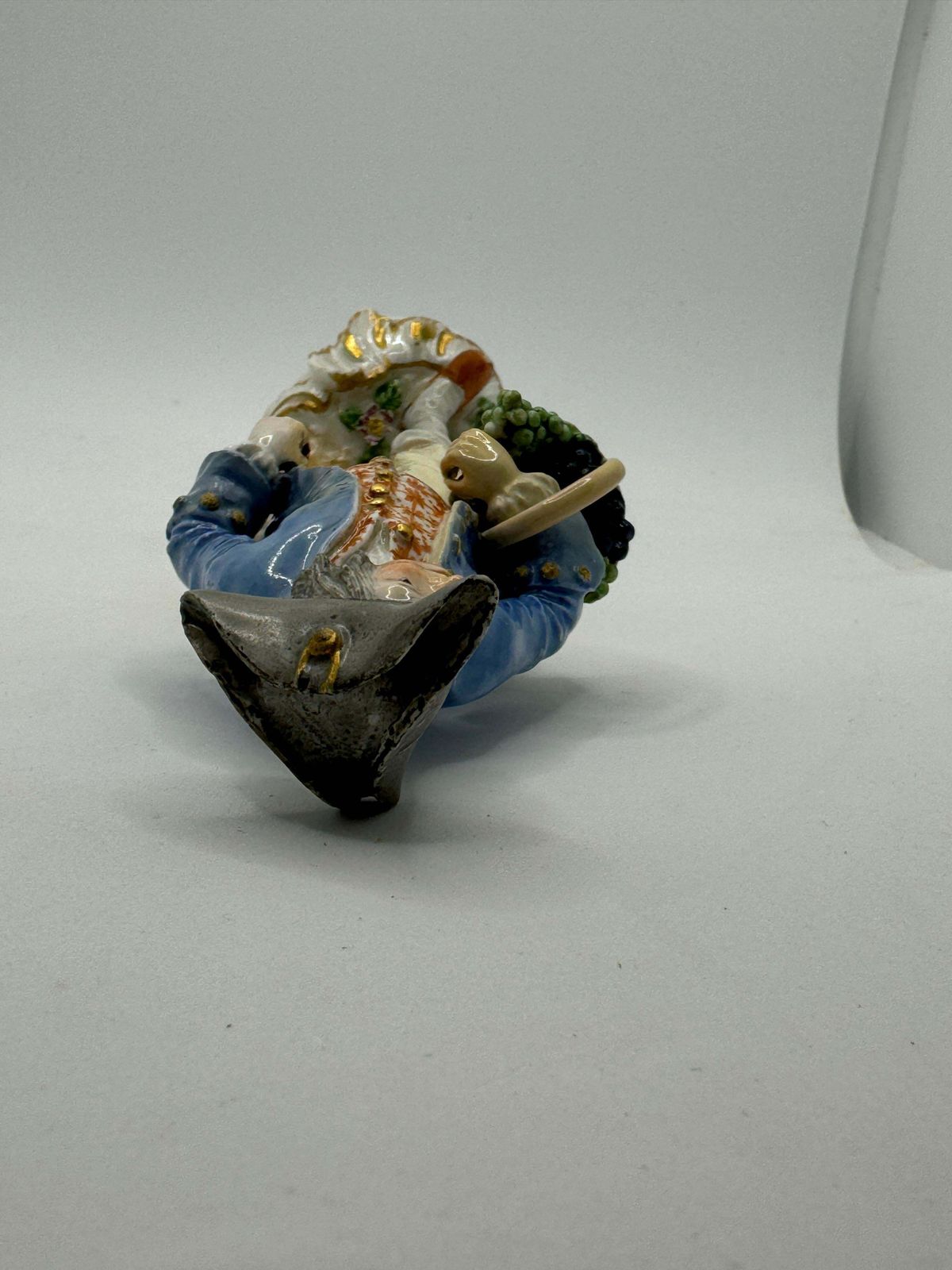 photo for sale 18th Century Meissen Figure 'Street Trader Selling Grapes'