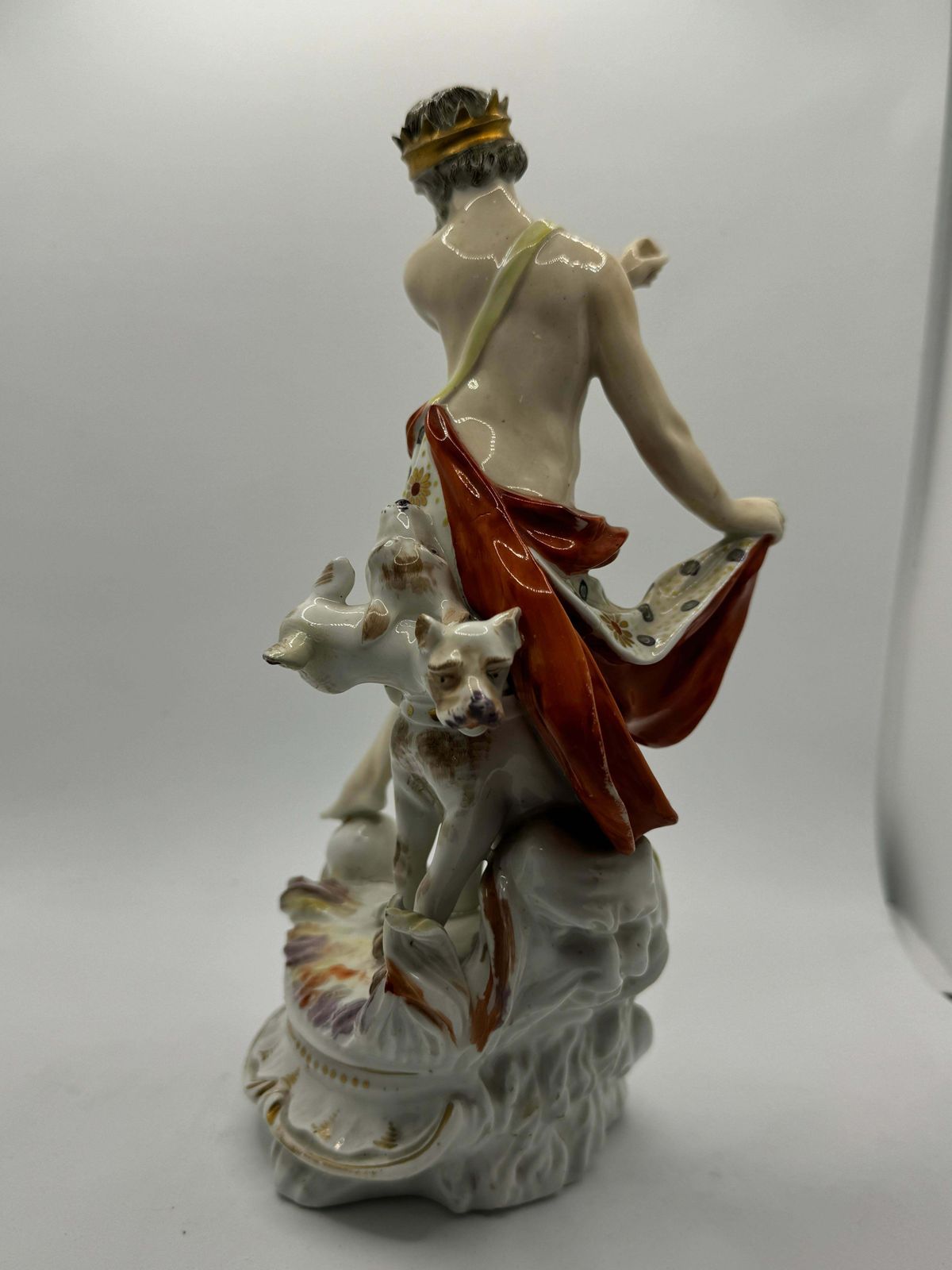 18th Century Derby Porcelain Figure Group Of Pluto And Cerberus photo 1400.0