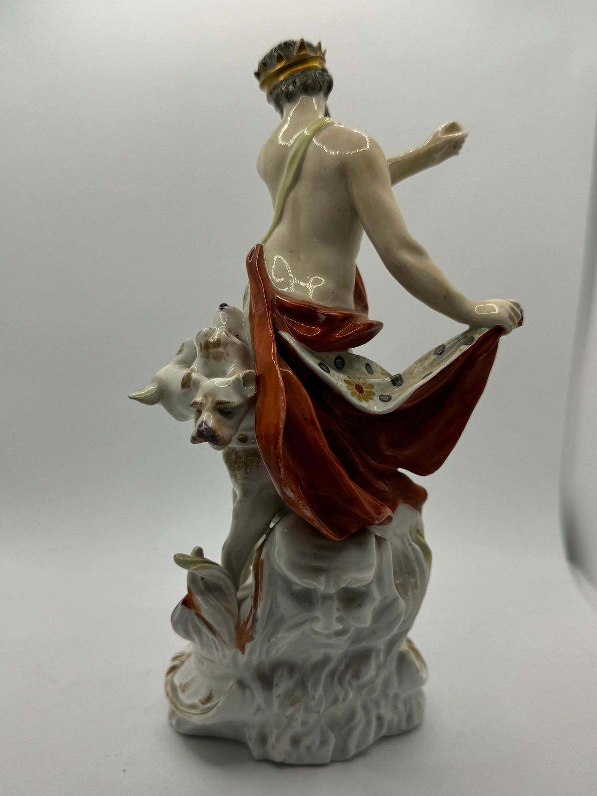 18th Century Derby Porcelain Figure Group Of Pluto And Cerberus photo vinterior