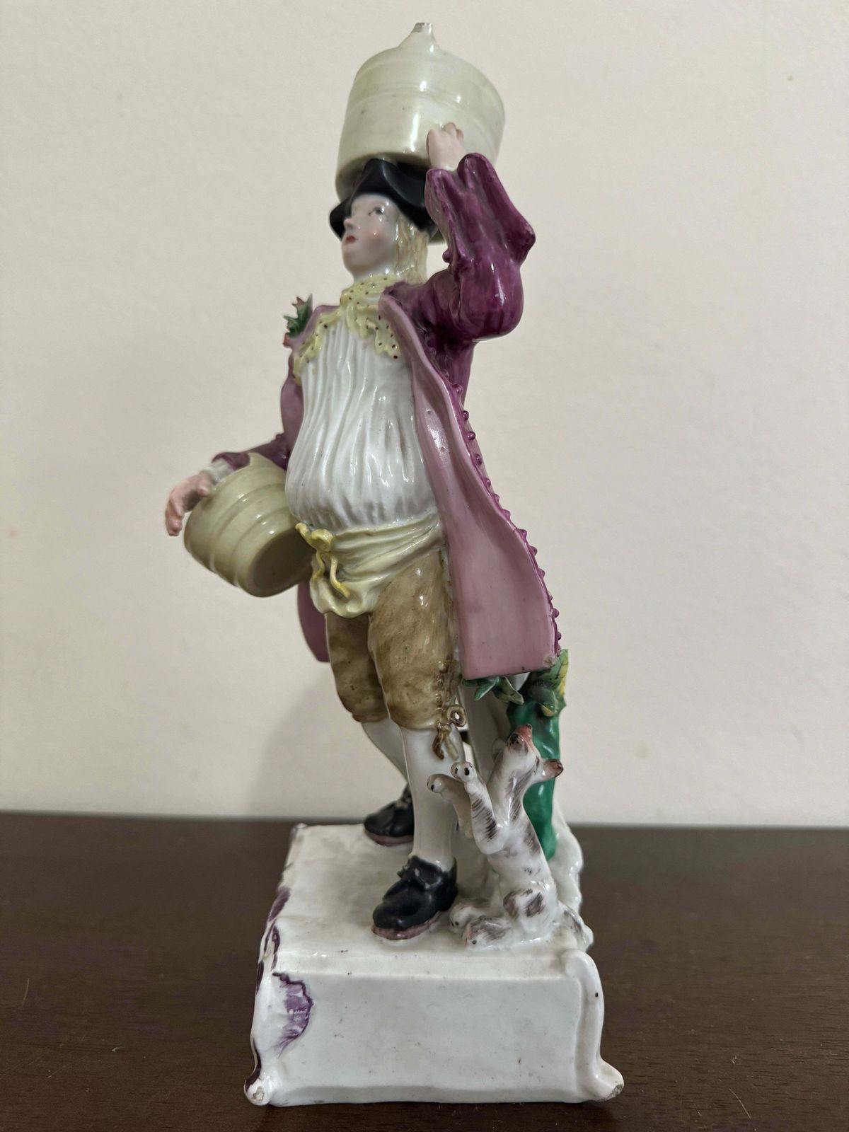 Longton Hall Figure Of Milkman, Circa 1755 photo for sale