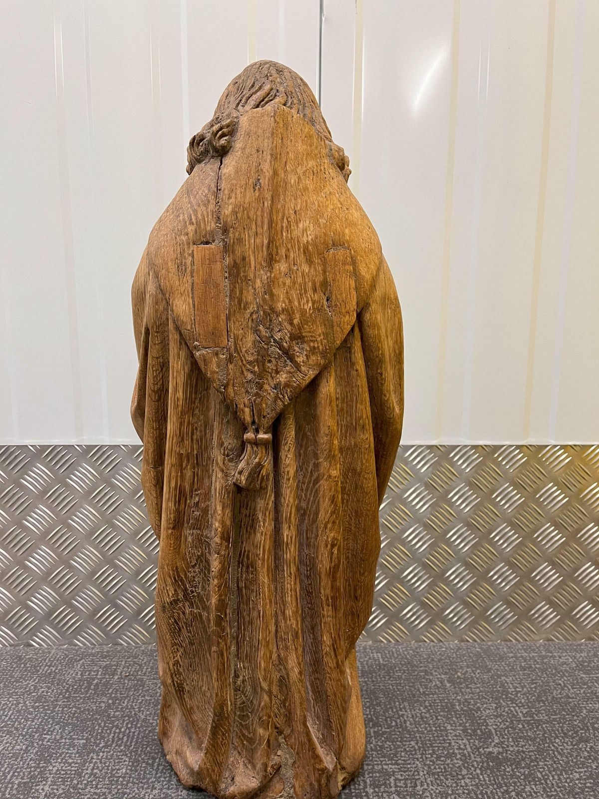 Pair Of 16th Century Carved Oak Saints photo 12000.0