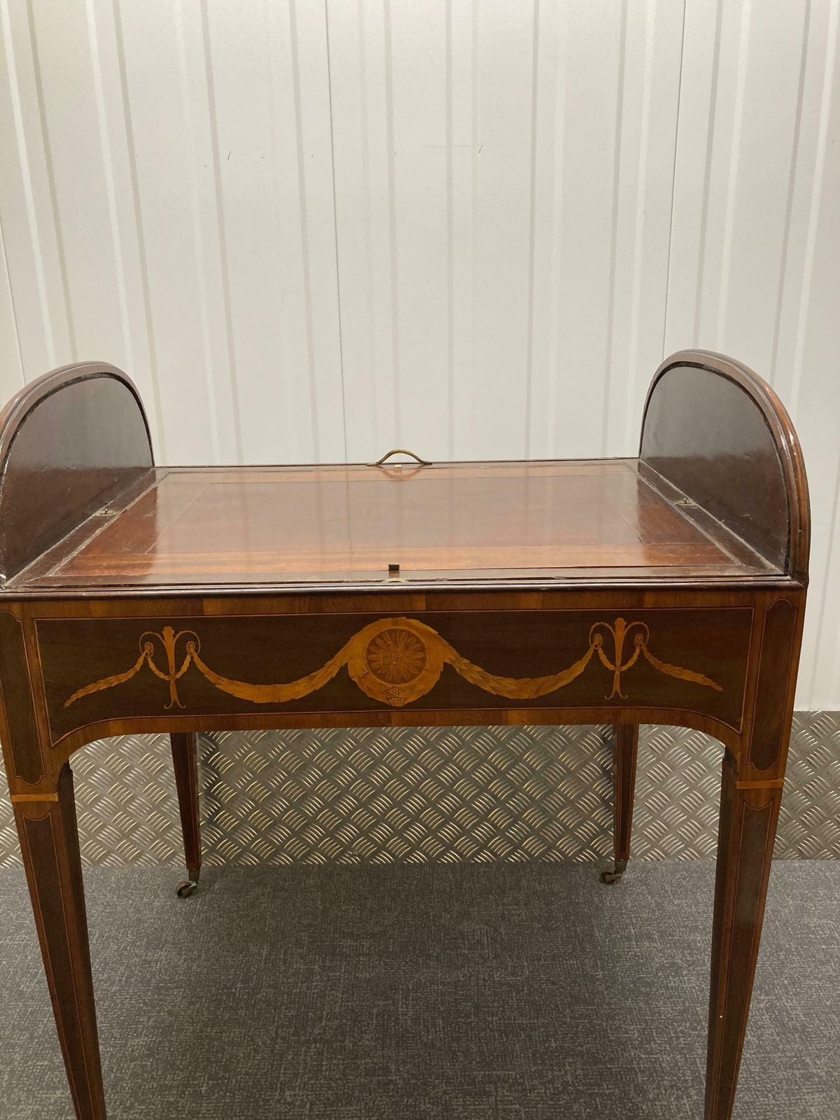 photo for sale Sheraton Period Partridgewood Tambour Desk
