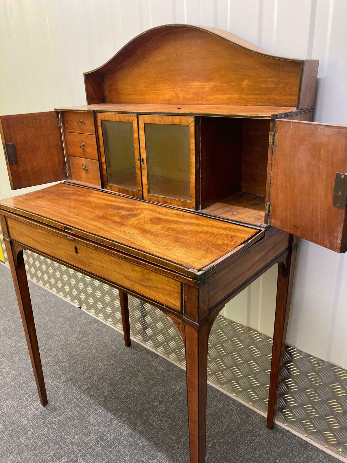 George III Satinwood Bonheur Du Jour photo Furniture
