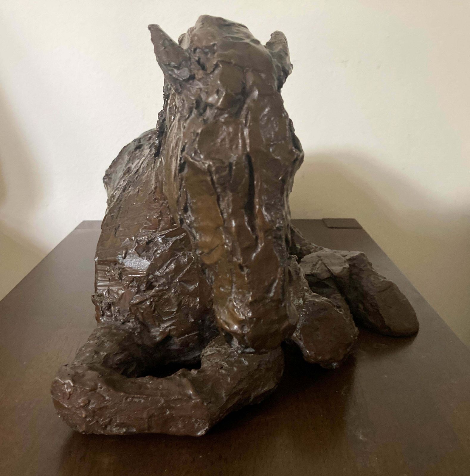 'Horse In The Rain V'  Bronze Sculpture By Elisabeth Frink photo furniture
