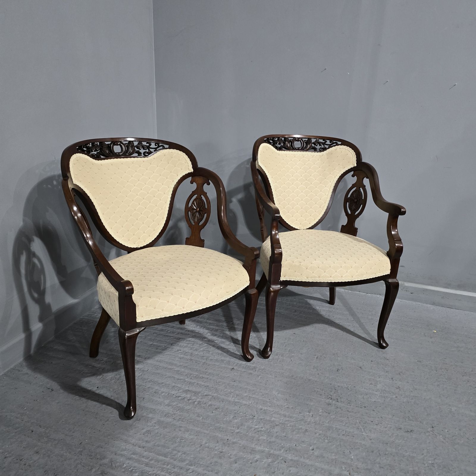 photo furniture Stunning Ladies And Gents Elbow Chairs