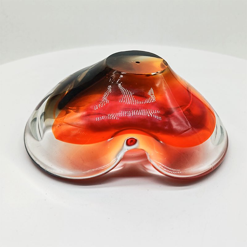 1960s Ashtray Or Catch All In Murano Glass By Flavio Poli For Seguso. Made In Italy. photo buy