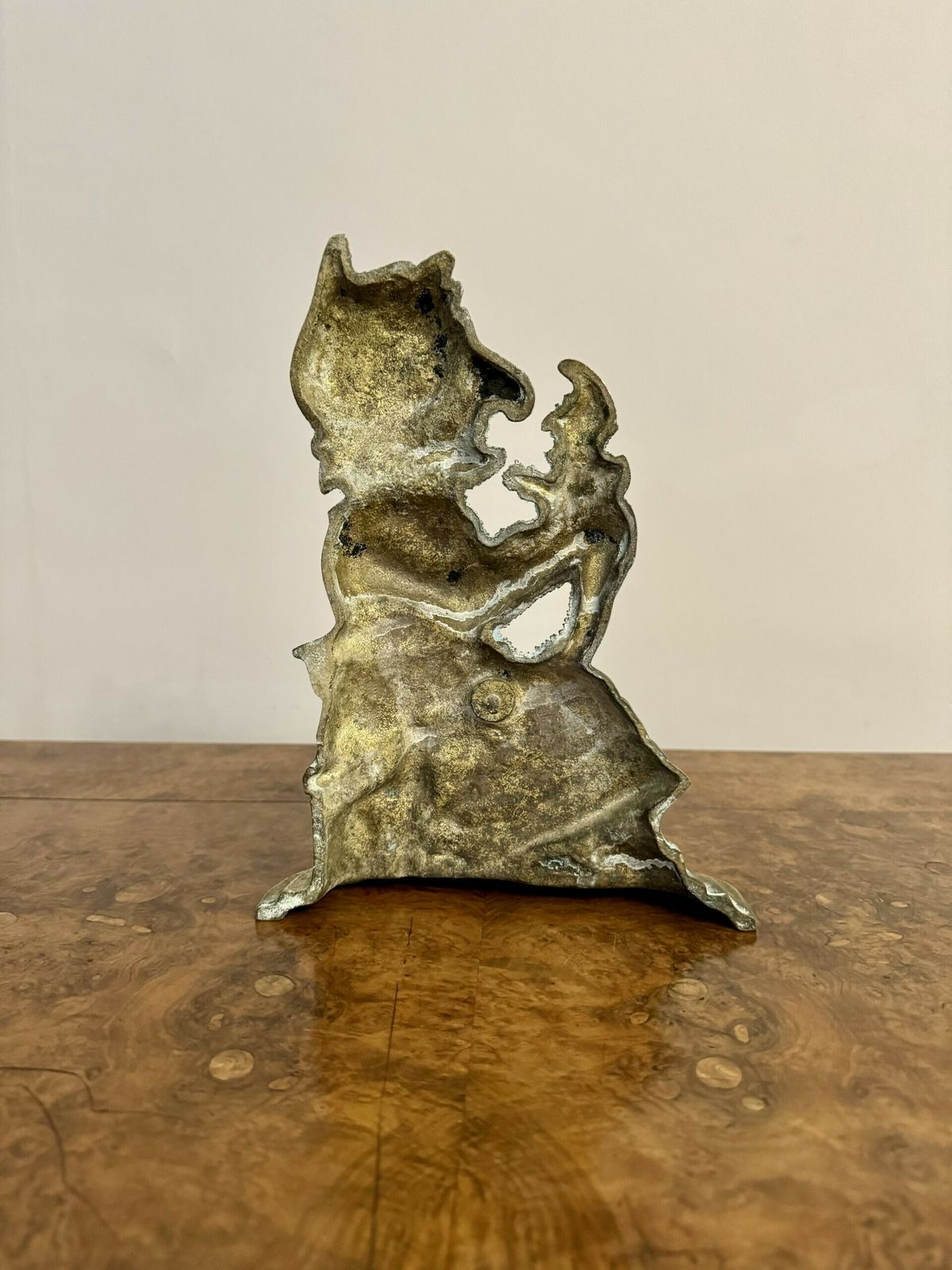 Unusual Brass Antique Doorstop Of Mrs Punch photo furniture