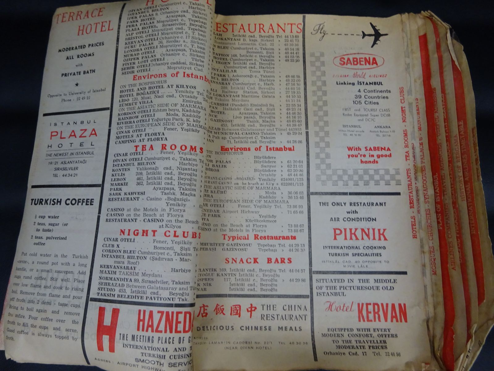photo buy Collectable Original 50s/60s Travel Leaflets/Ephemera Turkey & Greece