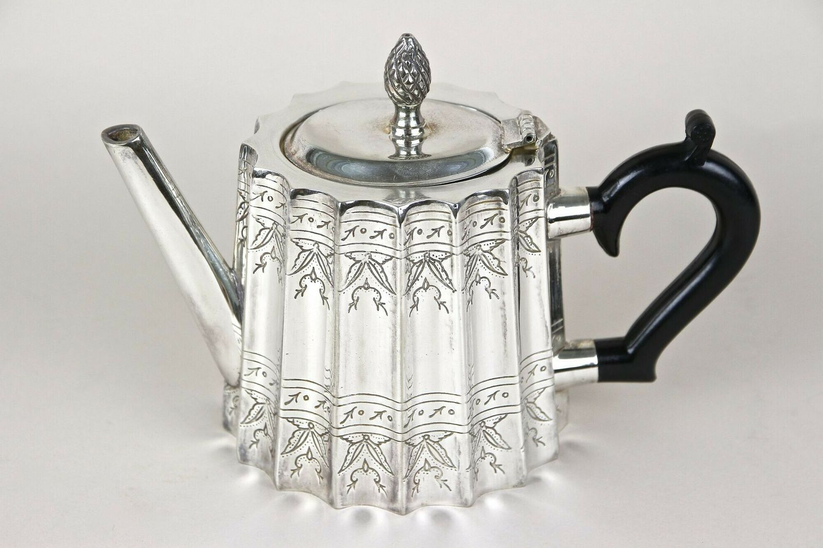 Silverplated Sheffield Coffee & Tea Service By Edward With Tray, Uk Ca. 1920 photo buy
