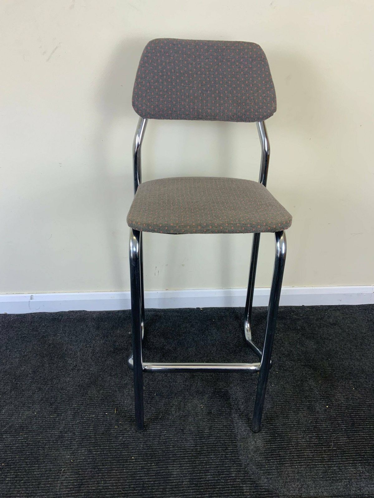 Vintage Mid Century Bar Stool, Kitchen Stool, Engineers Stool, Machinists Stool