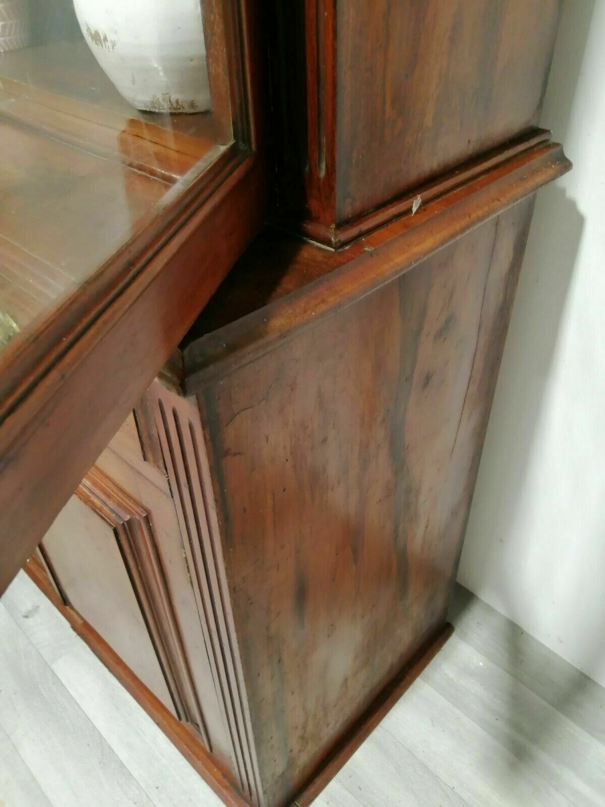 Antique Welsh Arts And Crafts Style Bookcase House Keepers Cupboard photo for sale