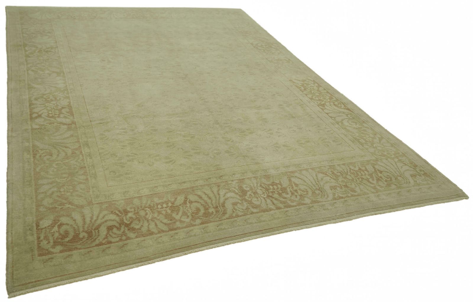 Traditional Hand Knotted Oushak Rug 314 Cm X 246 Cm photo furniture