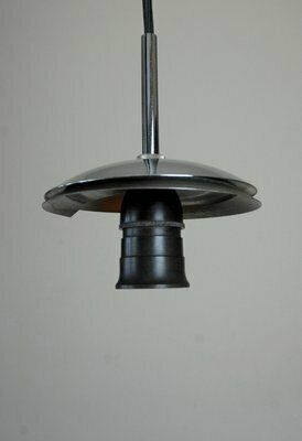photo vintage Delta Klokkependel Pendant Lamps From Louis Poulsen, Denmark, 1967, Set Of 2