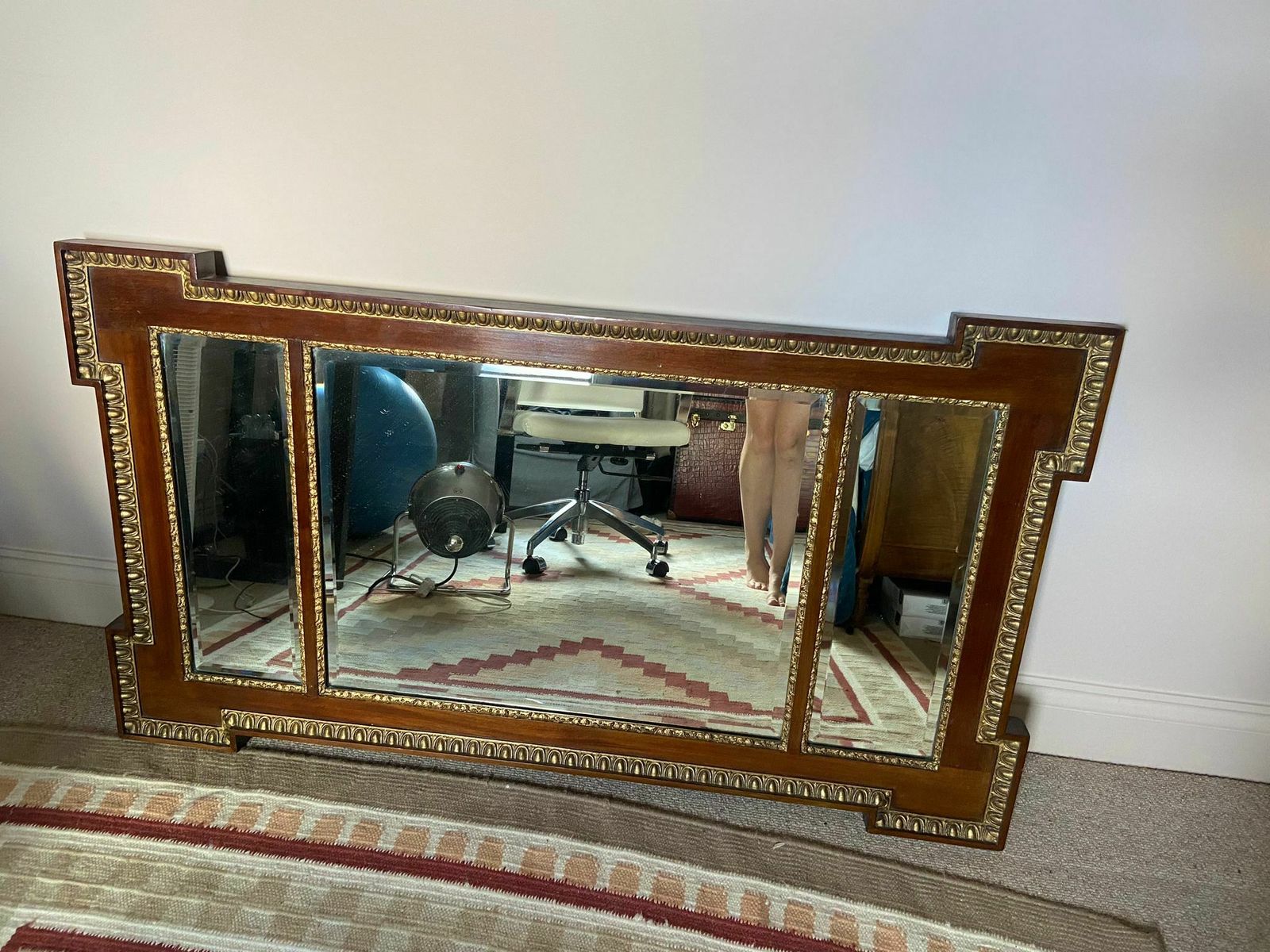 Victorian Mahogany Mirror