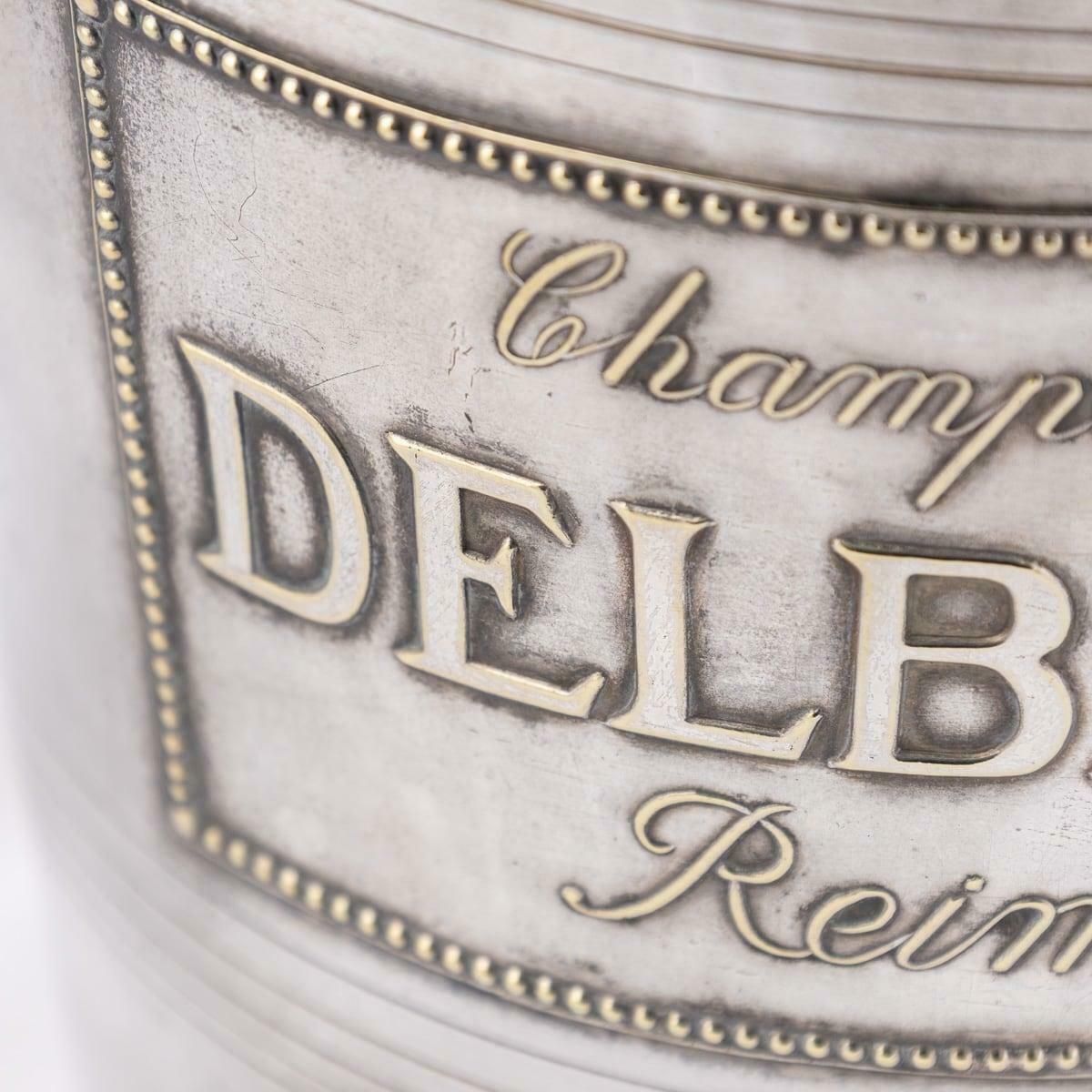 photo furniture Vintage 20thc French Silver Plated Delbeck Reims Champagne / Wine Cooler C.1930