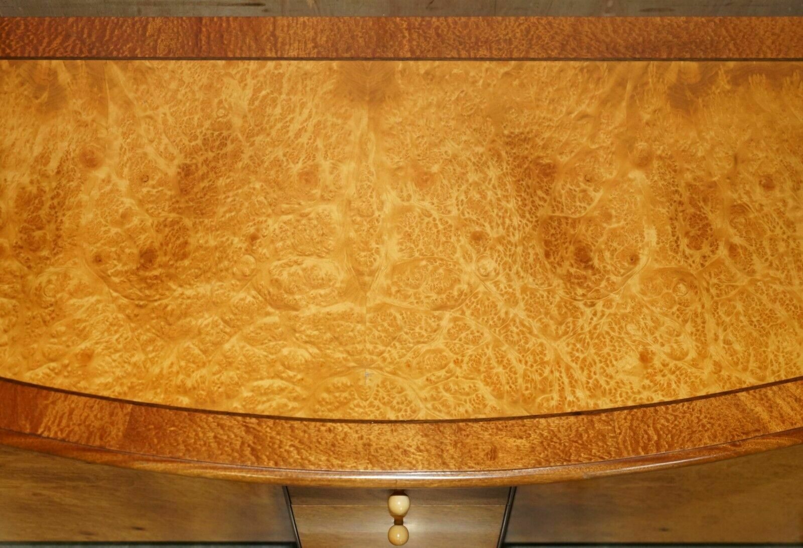 3950.0 Stunning Burr Maple & Thuya Wood Andrew Vara Art Deco Sculptural Sideboard photo