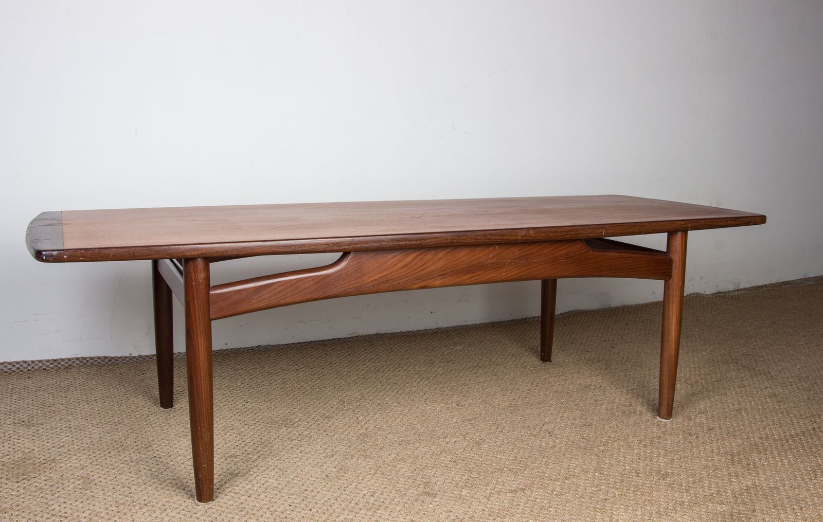 Table basse danoise en teck He Mobler, 1960 photo for sale