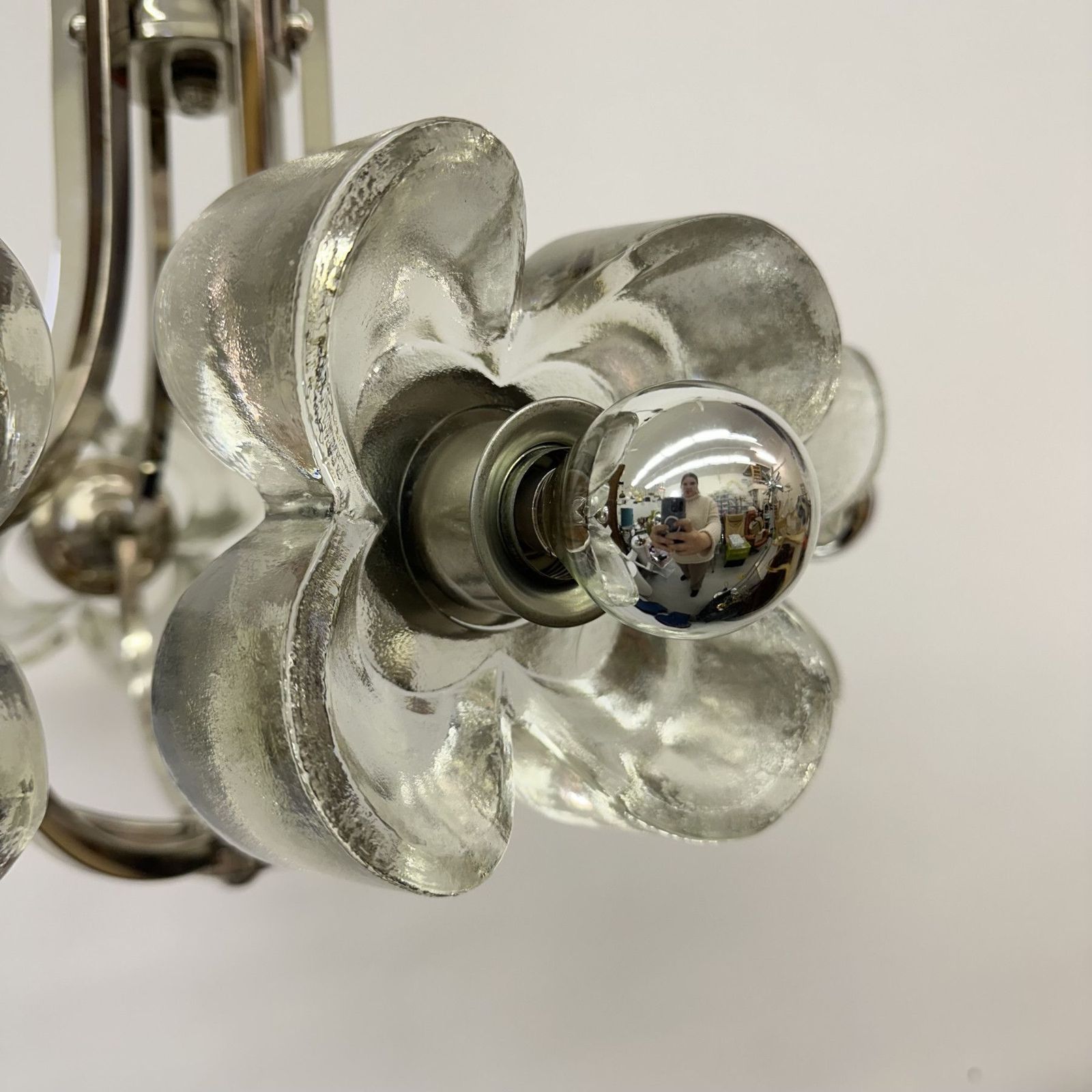 Sische Leuchten Hanging Lamp Chandelier , 1970s photo buy