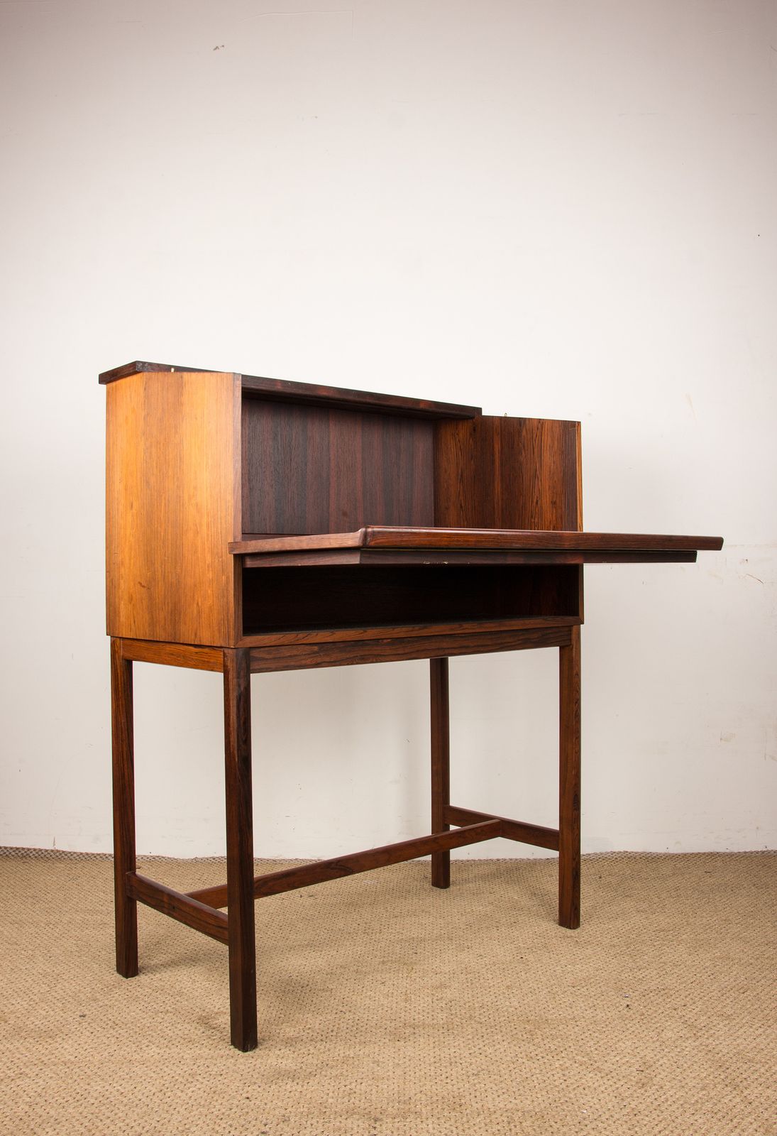 3300.0 Scriban Serving As A Bar And Secretary In Rosewood And Formica By Hans Olsen For Cs Mobler 1960 photo