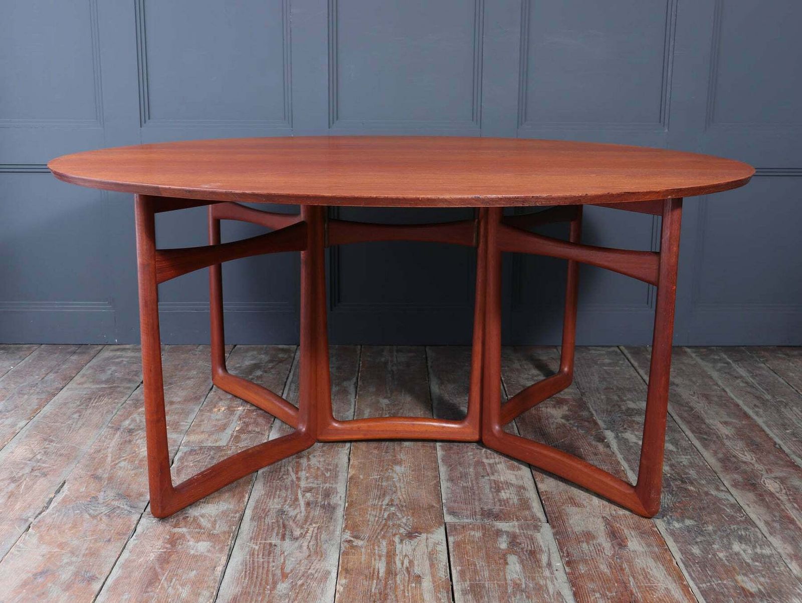 Teak Gateleg Dining Table By Hvidt & Mølgaard Nielsen For France & Son photo vinterior