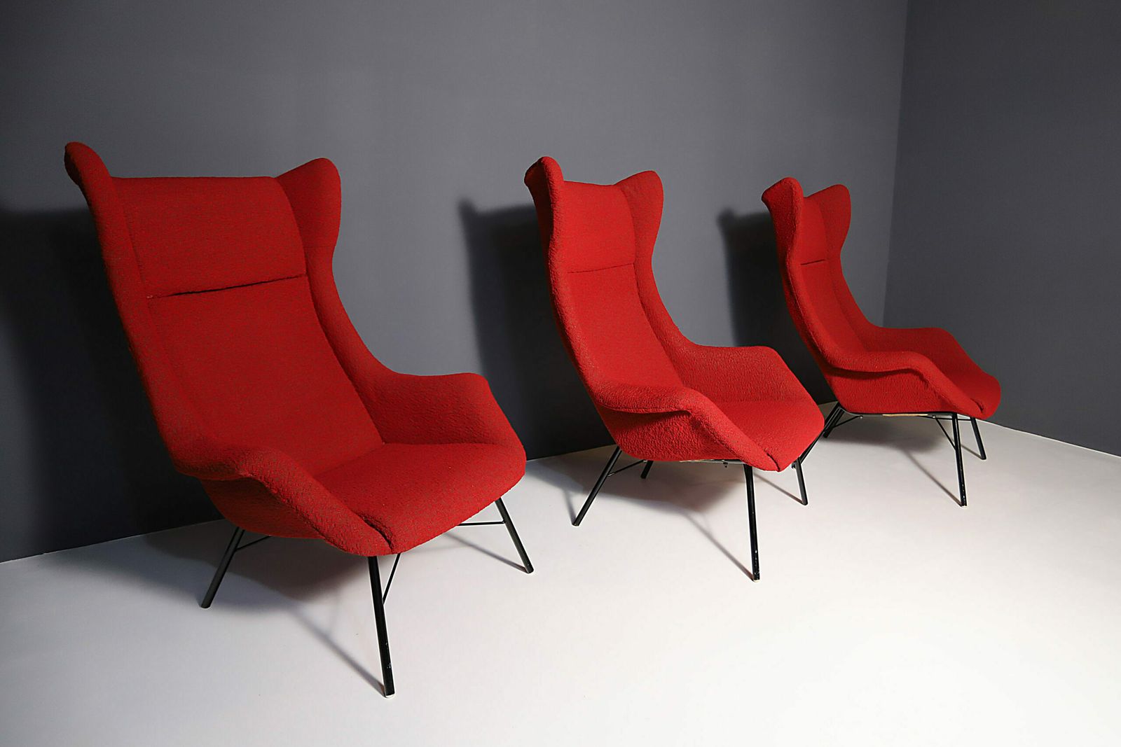 Wingback Armchairs By Navrátil & Sépová , 1960´S, Czechoslovakia, Price Per Piece photo furniture