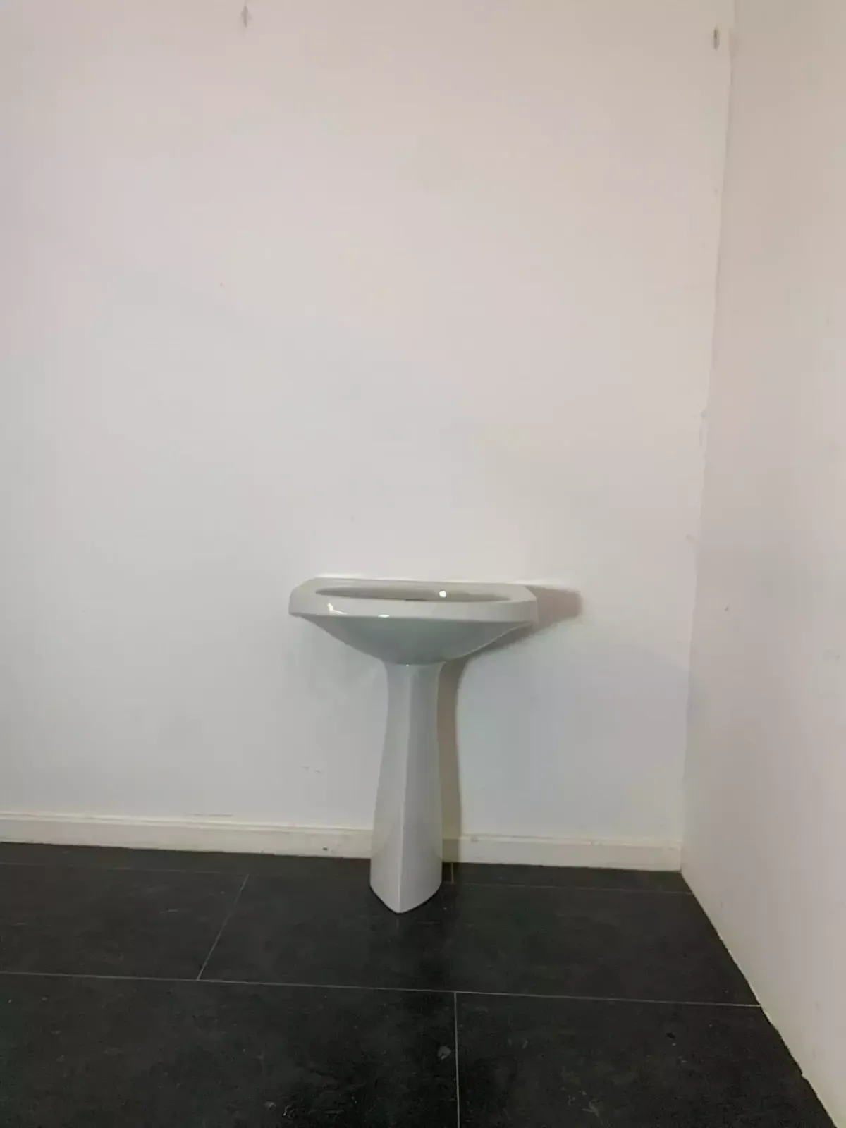 Gio Ponti Washbasin With Pedestal For Ideal Standard, 1960s photo furniture