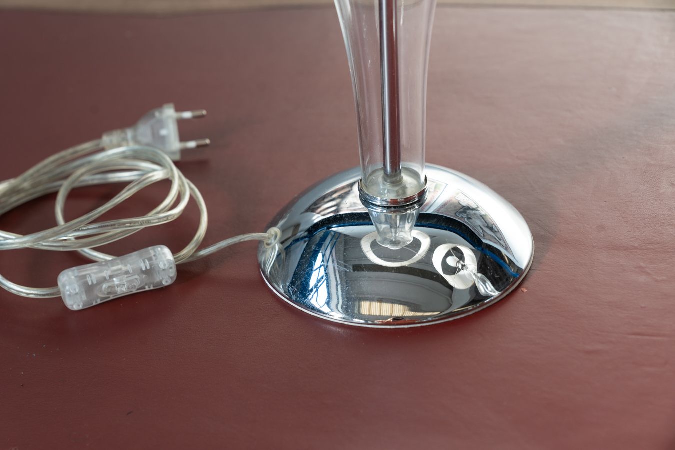 Pair Of Modern Table Lamps By Iderl Lux, 2020 – Elegant Glass Design photo 300.0