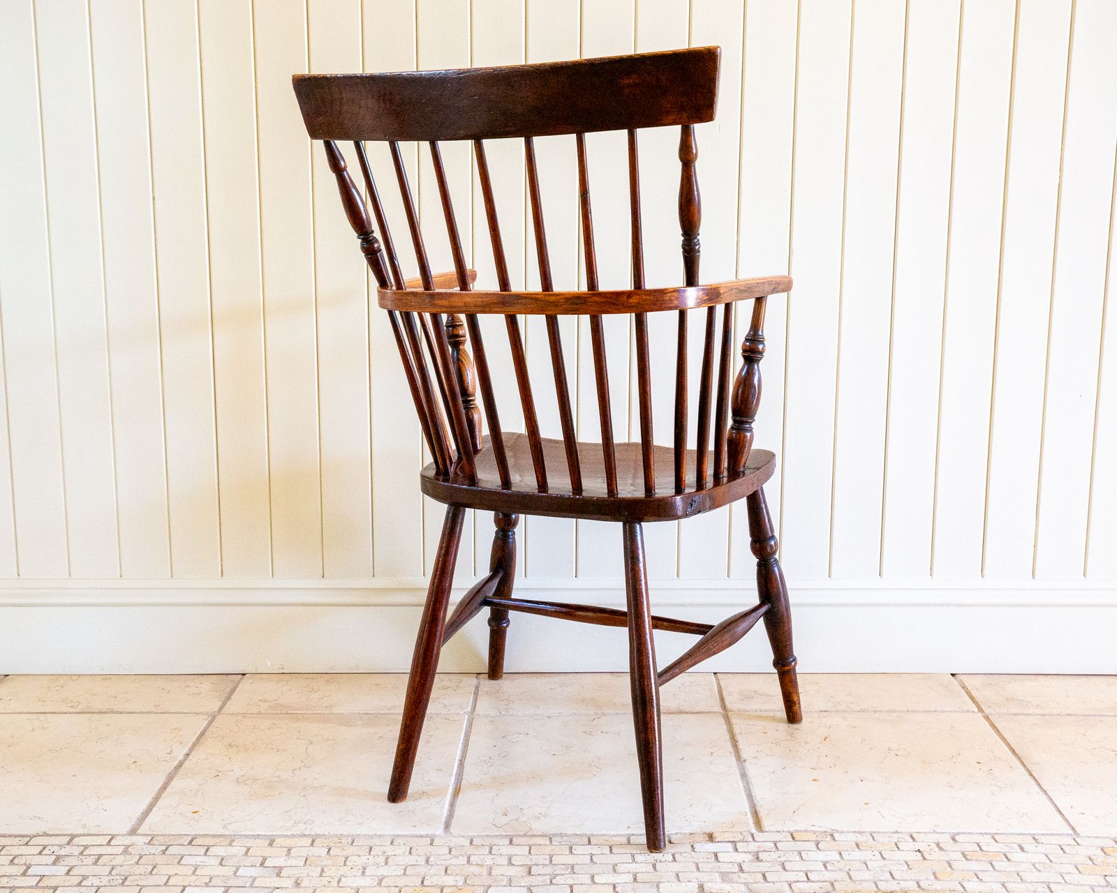 Lincolnshire Windsor Chair Comb Back Chair 1840 Early Victorian 1800s Country House Farmhouse Interior Fireside Armchair Camm Marsh photo for sale