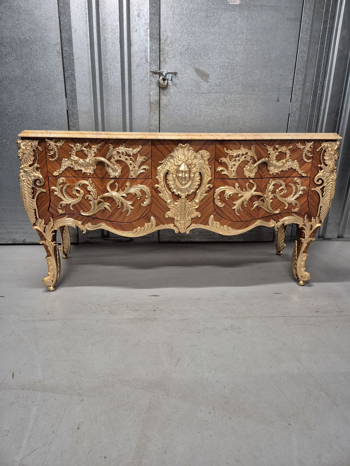 Modern Luxury Chester Of Drawers With Marble Top photo buy